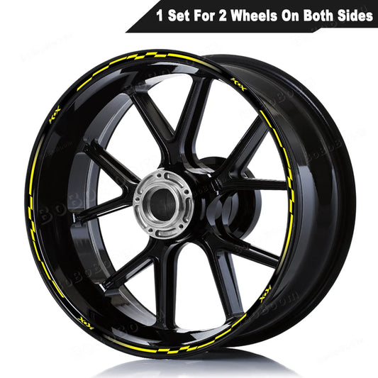 Motorcycle Reflective Wheel Rim Stripe 