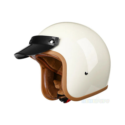 Retro Motorcycle Helmet – Classic Design 