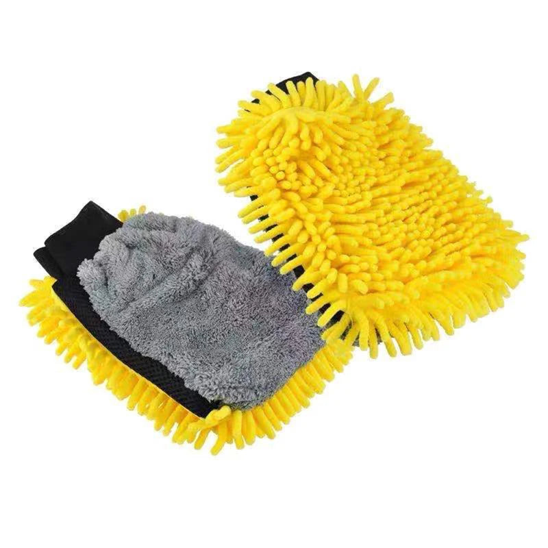 Motorcycle Wash Gloves Microfiber 