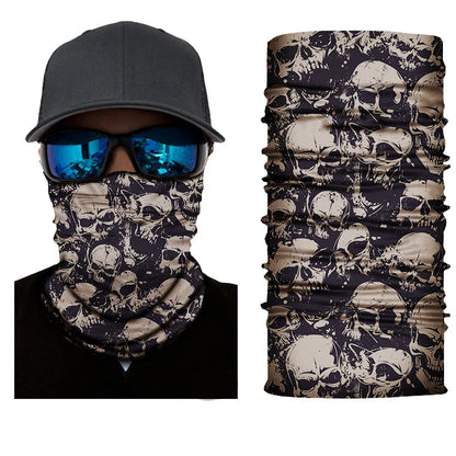3D Ghost Skull Bandana 