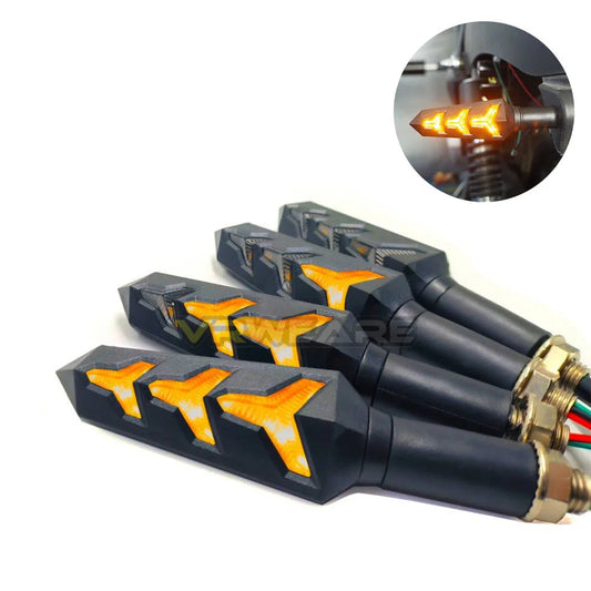 Motorcycle Waterproof LED Turn Signal Lights 