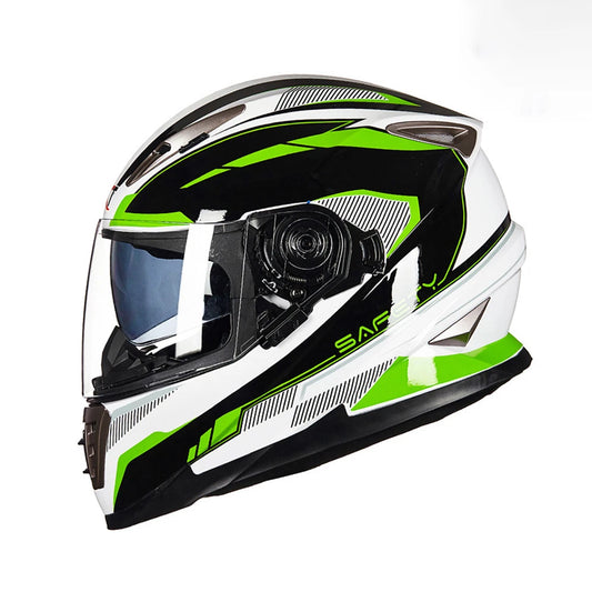 Full-Face Aerodynamic Racing Helmet