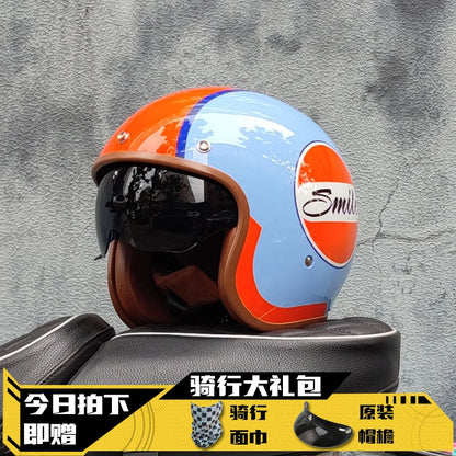 Open Face Half Motorcycle Helmet 