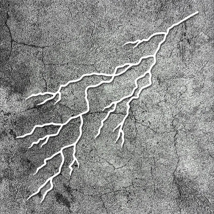 Rainbow Lightning Bolt Decals