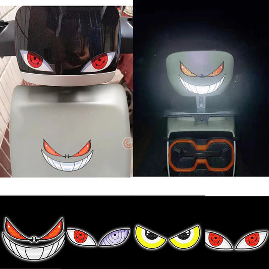Devil Eyes Motorcycle Stickers 