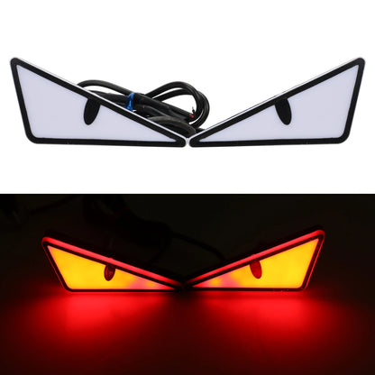 2Pcs Motorcycle LED Demon Eye 