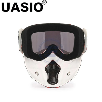 Motorcycle HD Goggles with Mouth Filter 