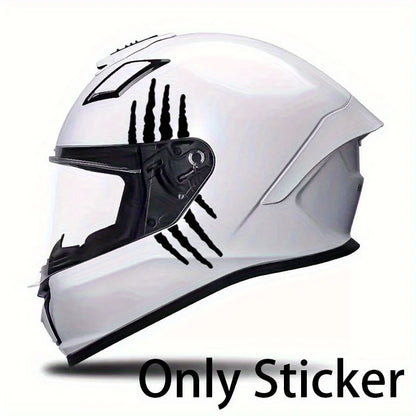 Claw Marks Helmet Stickers