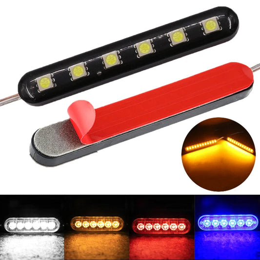 2Pcs LED 12V Light Strip for Motorcycle 