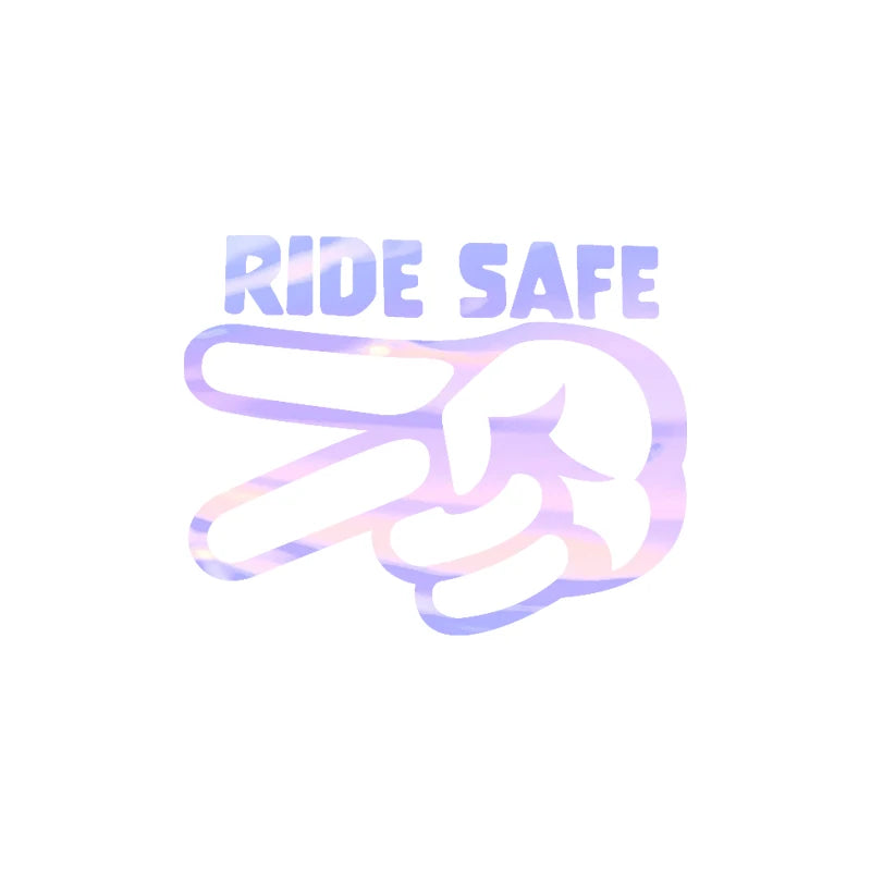 Ride Safe Motorcycle Decal 
