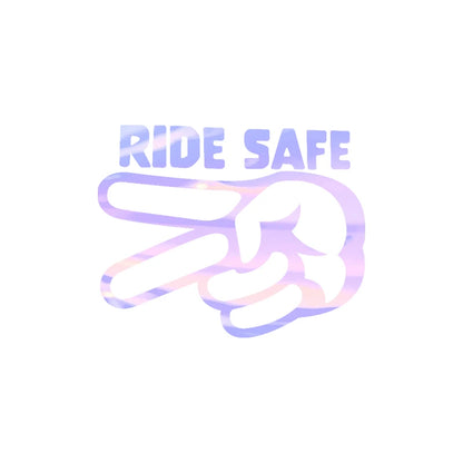 Ride Safe Motorcycle Decal 