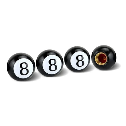 4 Pcs Tire Valve Caps – Funny & Functional 