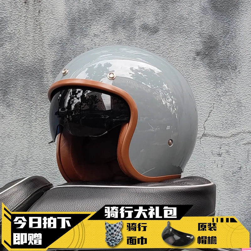 Open Face Half Motorcycle Helmet 