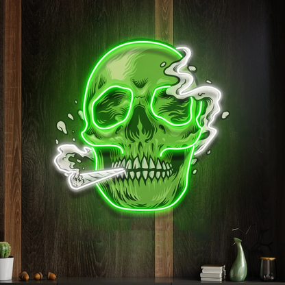 Enseigne Au Néon Crâne