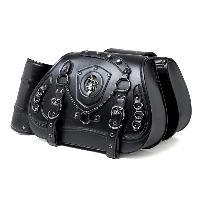 2 قطعة دراجة نارية الشرير السرج الجانب 