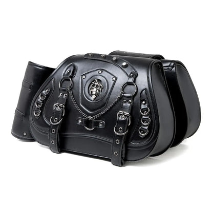 2 قطعة دراجة نارية الشرير السرج الجانب 