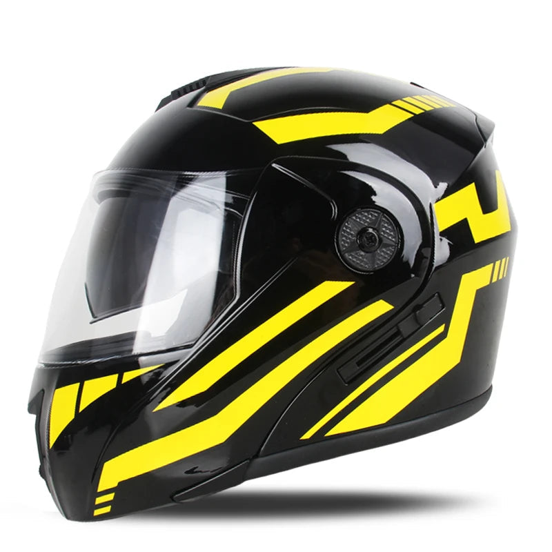 Racing Motobiker Flip-Up Helmet 