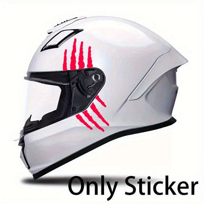 Claw Marks Helmet Stickers
