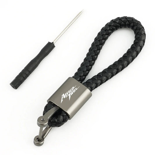 Africa Twin Braided Keychain 