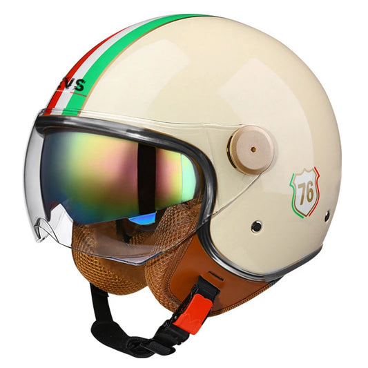 Open Half Helmet Retro 