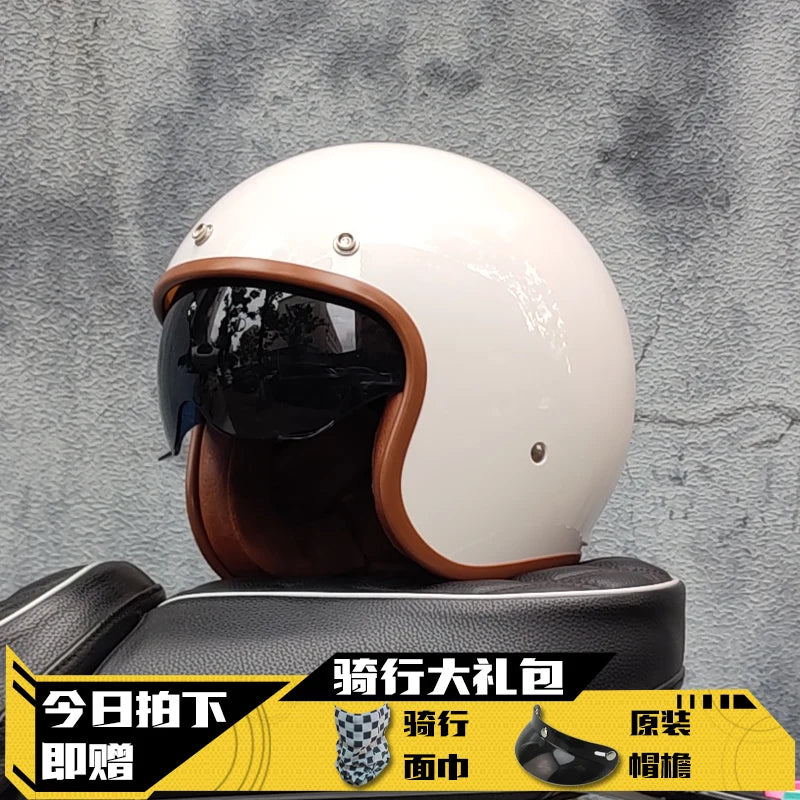 Open Face Half Motorcycle Helmet 