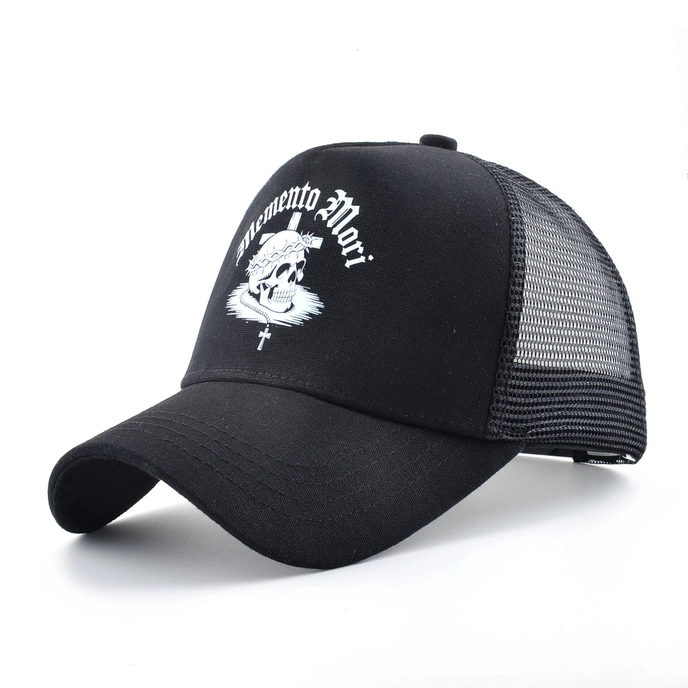 Skull Summer Cap for Motorcyclist 