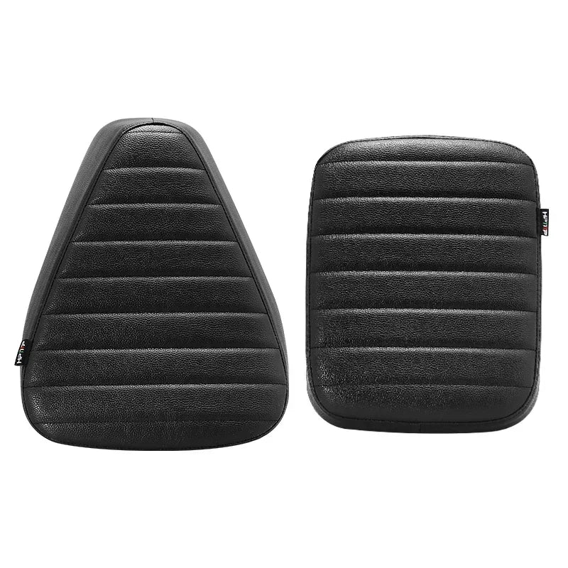 Motorcycle Front & Rear PU Leather Pillow Seat 