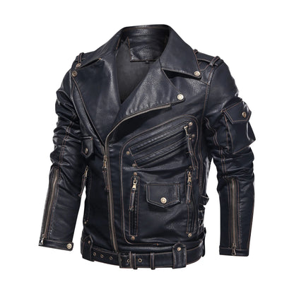 Motorcycle PU Leather Jacket 