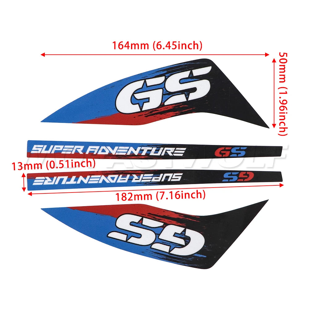 Kit di decalcomanie per paramani GS Super Adventure