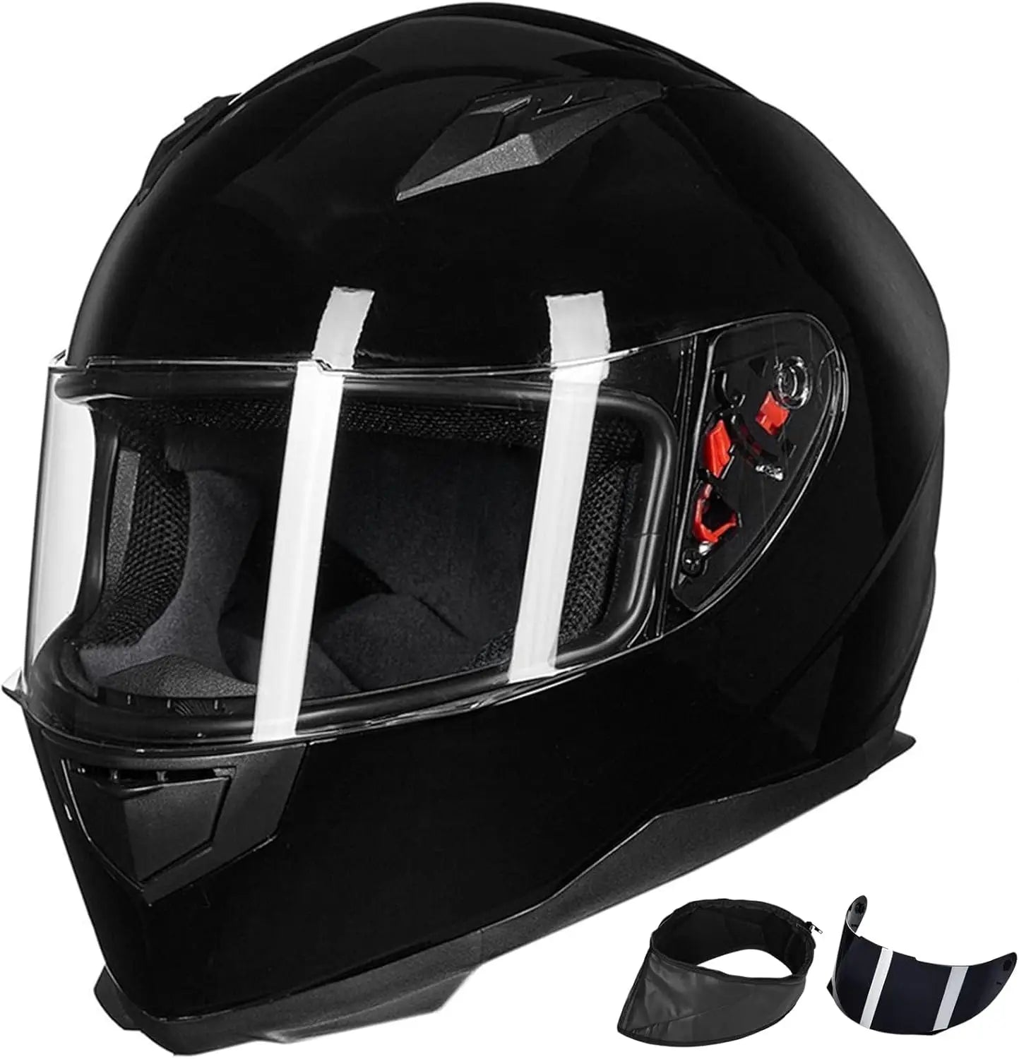 Full Face Total Black Helmet