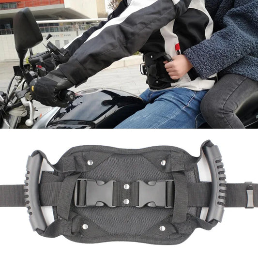 Correa de seguridad de la motocicleta para el asiento trasero
