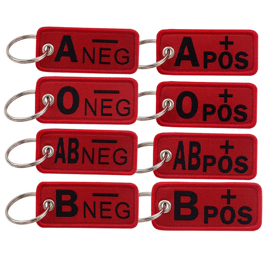 Blood Type Keychain