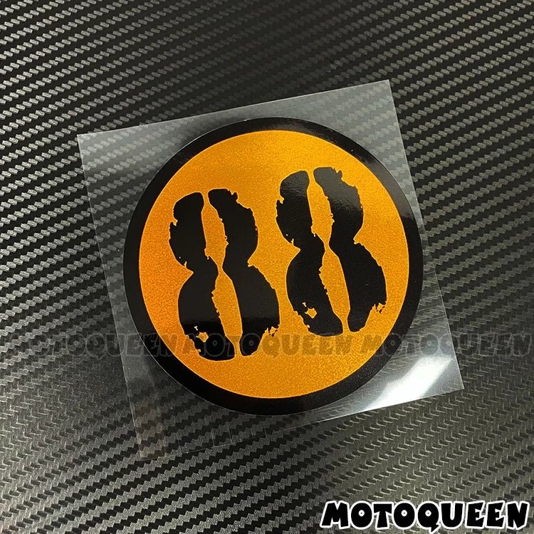 Decalcomanie per numeri di corse motociclistiche