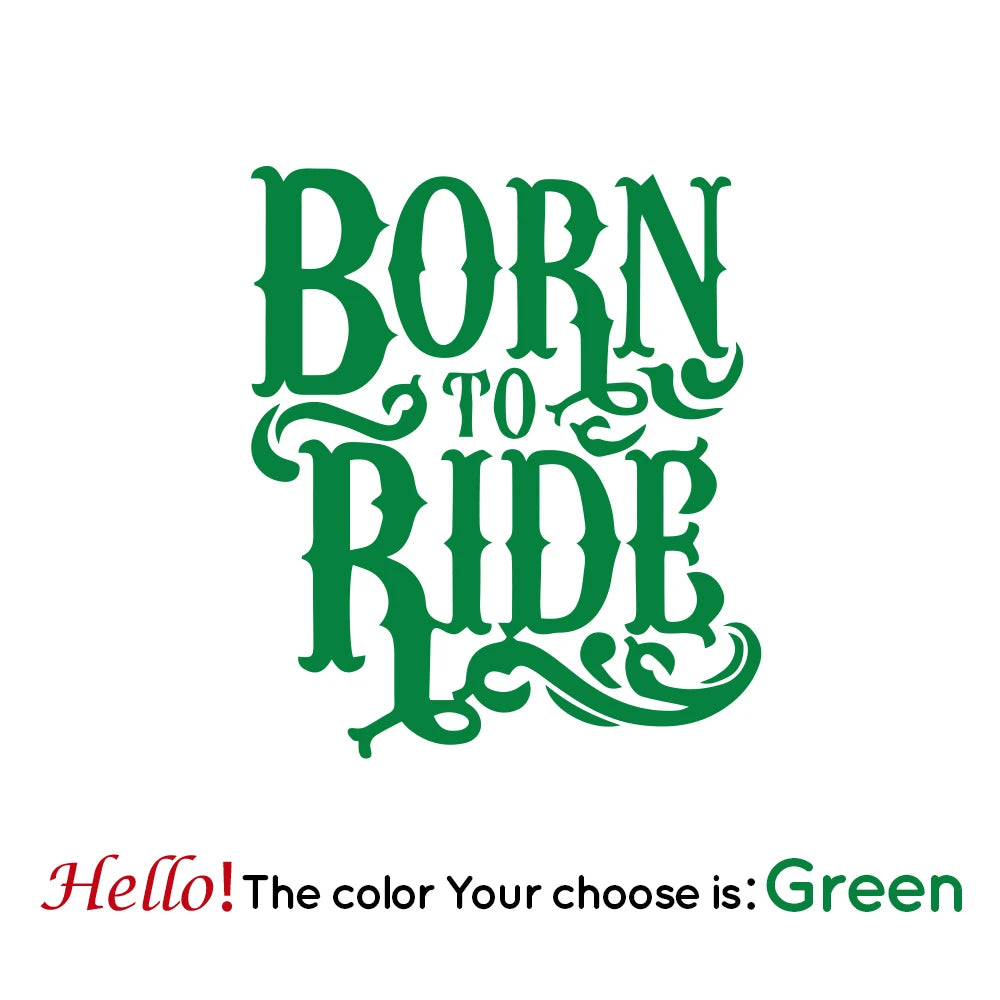 Born to Ride Motorcycle Sticker 
