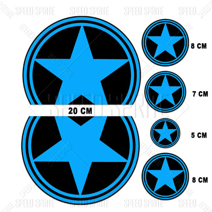 Motorcycle & Scooter Star Decals