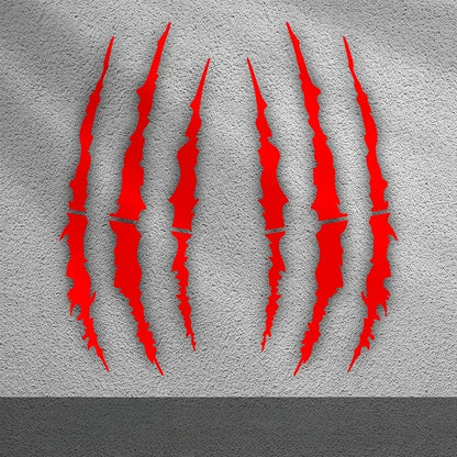 3D Claw Scratch Decal Stickers 