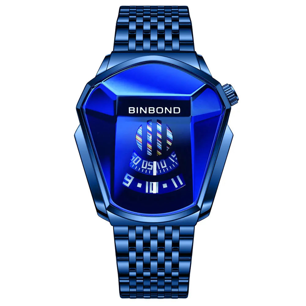 Geometric Shield Luxury Watch
