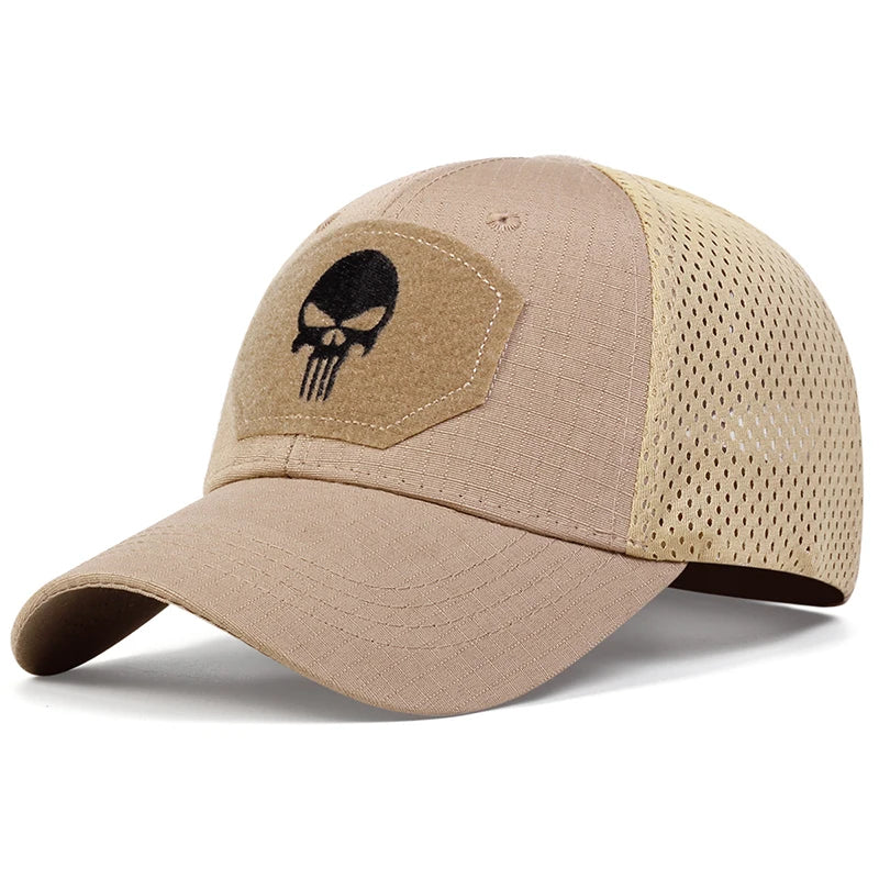 Skull Embroidery Cap 
