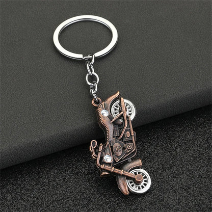 Motorcycle Keychain Metal 