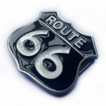 Route 66 Metal Decal 