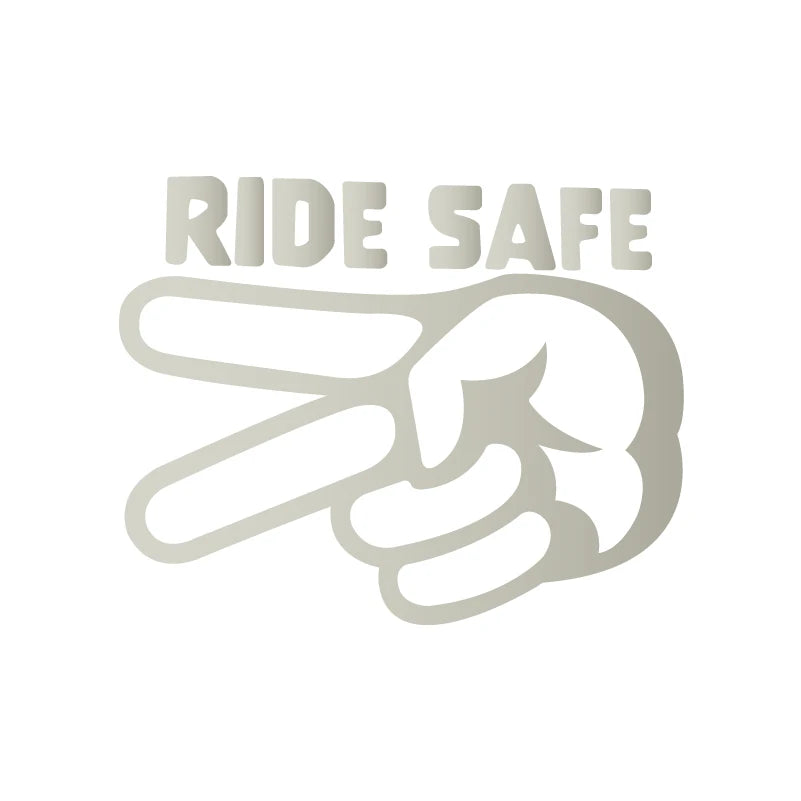 Ride Safe Motorcycle Decal 