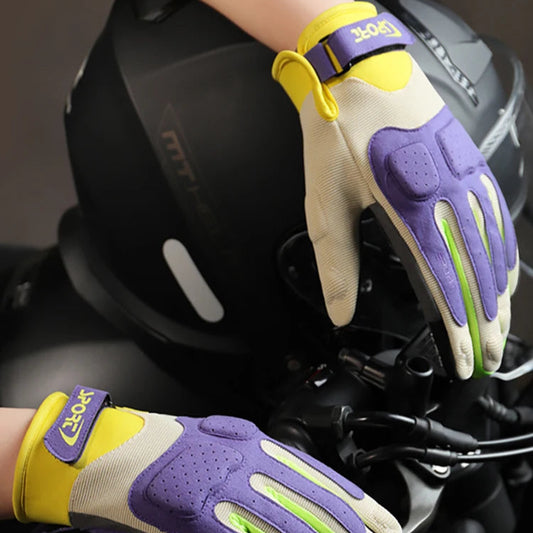 Vibrant Motorcycle Gloves