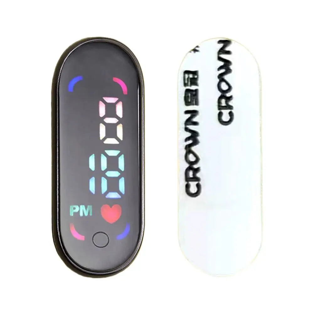 นาฬิกาขนาดเล็กแบบติดส่องสว่าง – นาฬิกา LED กันน้ำสำหรับแผงหน้าปัดรถจักรยานยนต์และรถยนต์