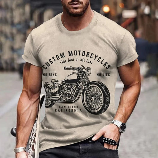 Retro Men’s Motorcycle T-Shirt 