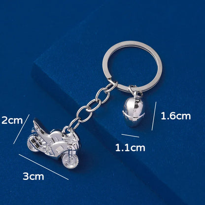 Motorcycle Keychain Metal 