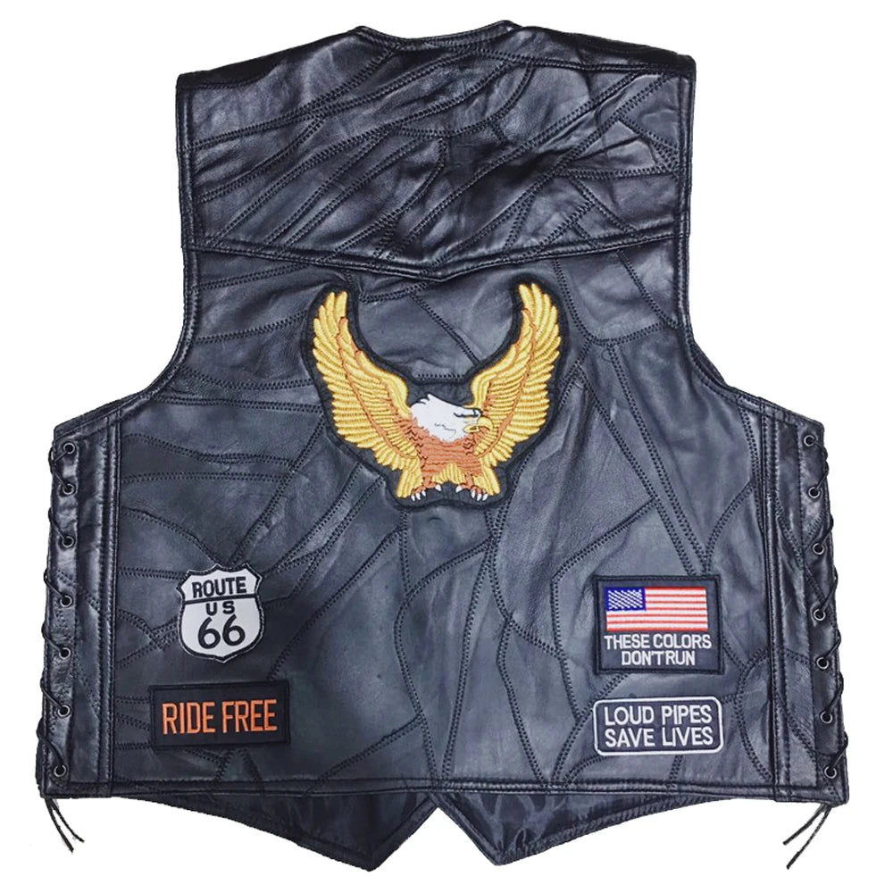 Live to Ride Leather Vest