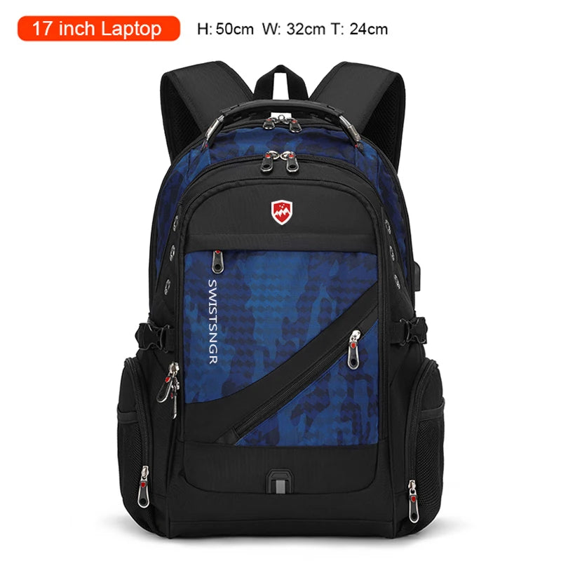 Motorcyclist Travel Backpack Lock Secure 