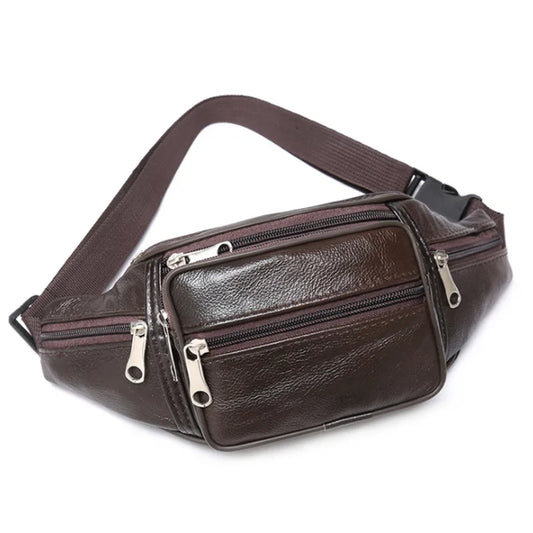 Men's Waist Pack PU Leather 