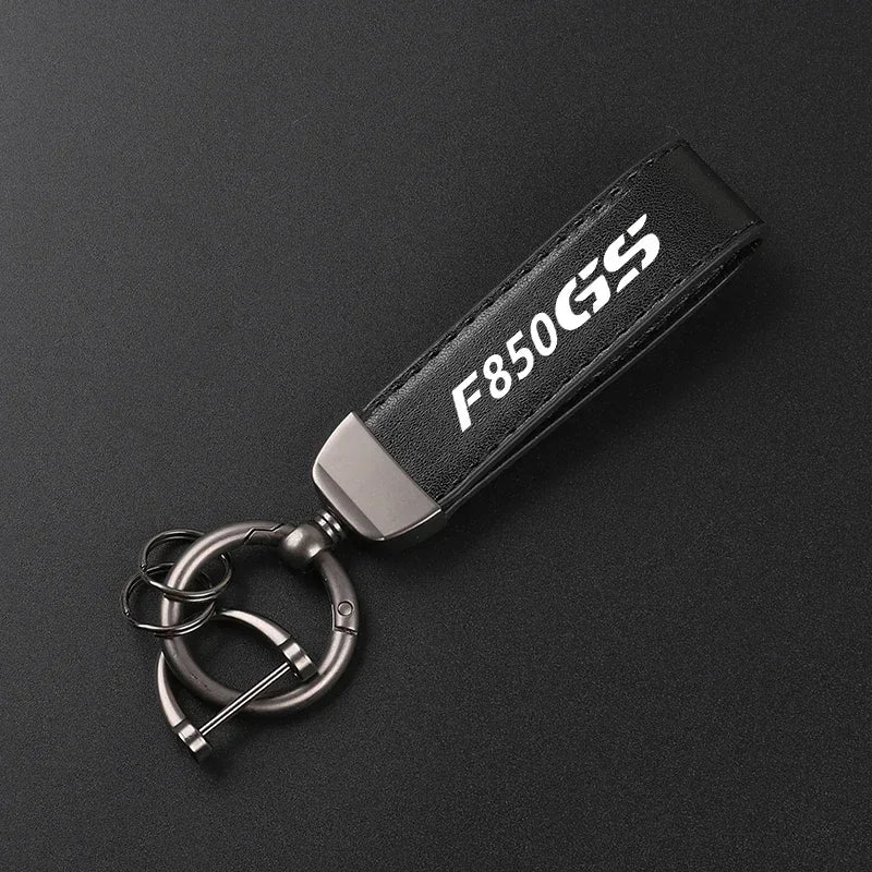 F850 GS Suede Leather Keychain 