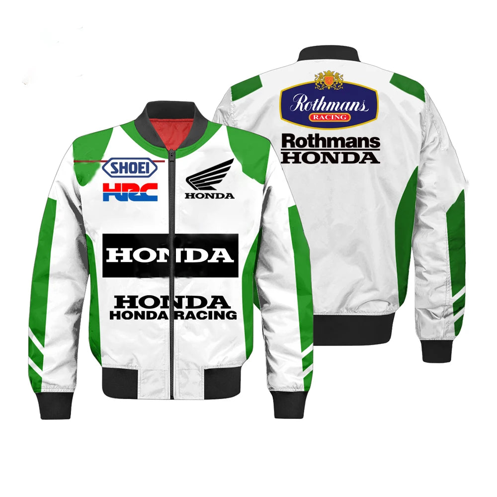 Chaqueta de moto HRC gruesa para hombre 